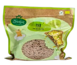 Pan Multicereales y Semillas 330 g, Orgánico con Semillas. Pack de 2