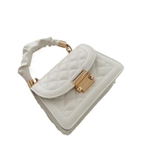 JTJIYN Popular Hundreds Of Women'S Bags Fashion Chain Crossbody Handbag Small Square Bag (white)