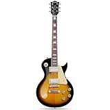 Leo Jaymz SC Series Electric Guitar – Mahogany Body, Laurel Fingerboard, Dual Humbuckers, Stainless Steel Frets, Tune-O-Matic Bridge, C Neck, 18:1 Tuners (Sunburst)