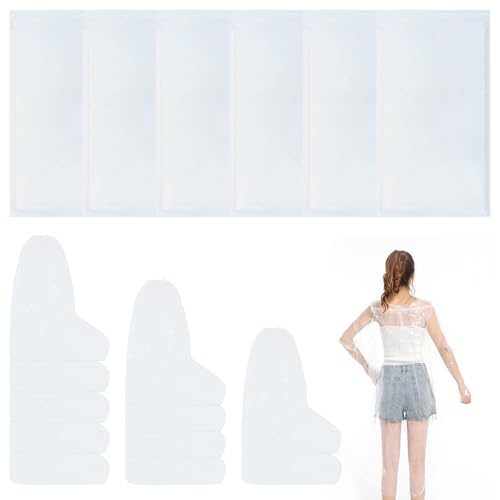 TUKNN Chubasqueros Impermeables, 6 Piezas Chubasqueros para Hombres y Mujeres, Capa Lluvia Capucha, Chubasquero Transparente, Impermeables Portátiles, Con 6 Pares Cubrecalzado Impermeable