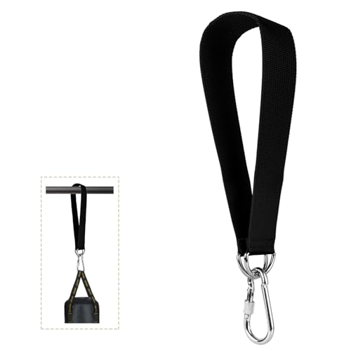 Heavy Bag Hanger Strap with Carabiner, Punching Bag Mount for Home Gym Training (1 Pack)