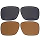 Ersatzgläser für Oakley holbrook 9102/9244/9384 Polarisiert Dicke 1.5mm Salzprävention Ölfest (schwarz) -