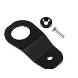 X AUTOHAUX Engine Water Tank Radiator Bracket Radiator Stay Mount Bracket and Washer Kit for Honda Civic 1996-2000 Aluminum Alloy Black 1 Set