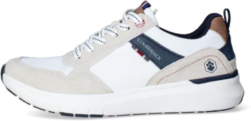 Lumberjack Baskets Homme SMD6712-007 sneakers noires légères et souples pour la marche
