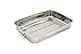 Krüger Karl Vierkantpfanne mit Fallgriff, Bratpfanne, aus Edelstahl, Größe: 35 x 25 cm