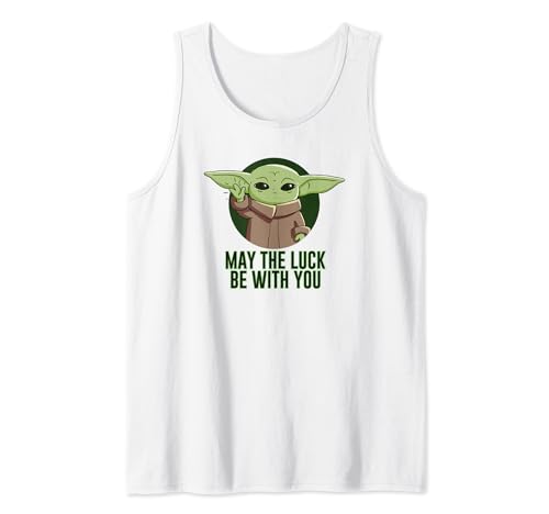 Star Wars: The Mandalorian St. Patrick's Day Grogu Lucky You Tank Top