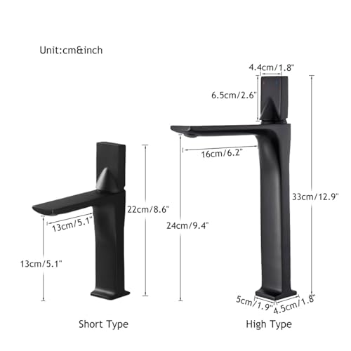 Grifo de baño monomando para regular agua fría y caliente sin salpicaduras 7