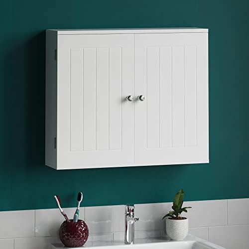 Bath Vida Priano Bathroom Cabinet Double Door Wall Mounted Storage ...
