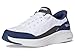 Skechers Women's Contour Foam Hands Free Slip-Ins, White/Navy, 8
