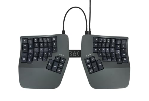 Kinesis Advantage360 Split Ergonomic Keyboard - USB-C | Quiet Mechanical Switches | Fully Programmable | Contoured Shape | Adjustable Tenting | PBT Keycaps by KINESIS - Image 2