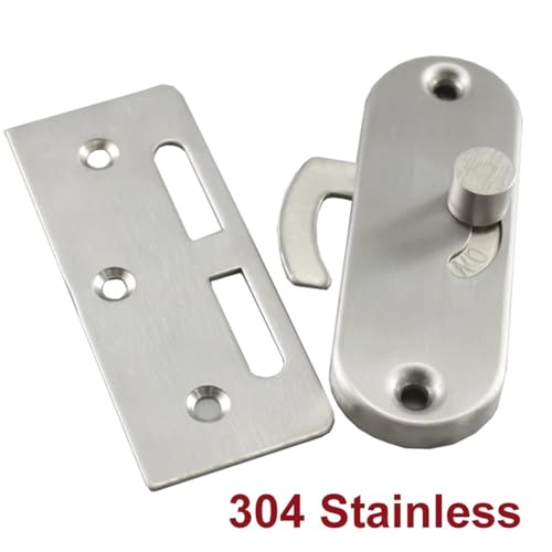Bloquer une porte coulissante avec le loquet inox robuste - 4