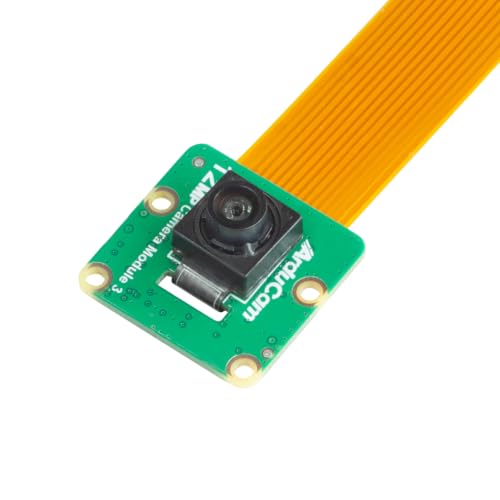 Arducam for Raspberry Pi Camera Module 3, 12MP IMX708 102°(H) Wide Angle Fixed Focus HDR Camera for Raspberry Pi 5, 4/4B, 3/2/Zero W
