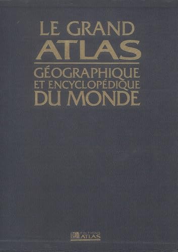 Gros Livre Atlas Mondial Geographica – Complet Illustré – 1999 – Anglais – État Correct
