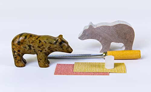 Studiostone Creative Mountain Set Soapstone Sculpture Stone Carving Diy Arts Crafts Kit Kids Adult #TOP2