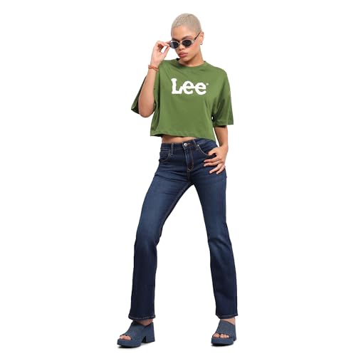 Image of Lee Women's Breese Boot Cut Mid-Rise Jeans