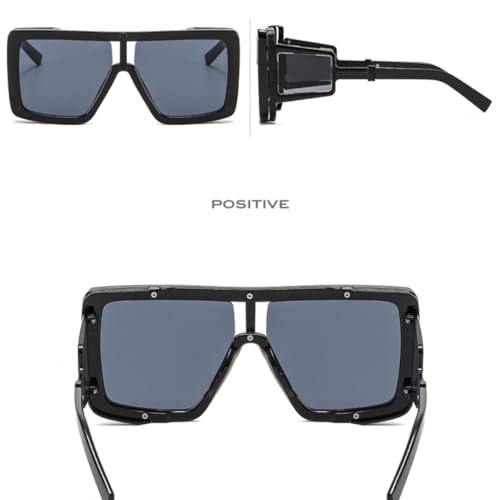 Lunettes de soleil dessus plat femmes grand format design luxe classique