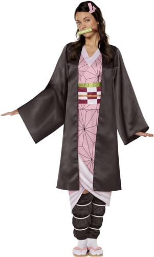 InSpirit Designs Demon Slayer: Kimetsu no Yaiba Adult Nezuko Komada Costume | Officially Licensed |