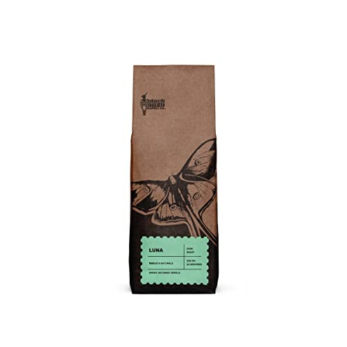 Image of Black Baza Coffee, Luna, Dark Roast, Freshly Roasted, Organic, Robusta Cherry (Whole Beans, 500 grams)