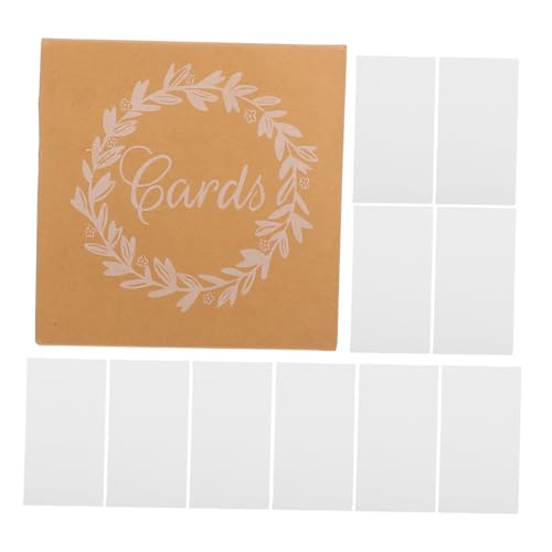 SOLUSTRE 1set Kraft Wedding Card Box Greeting Cards Multi-purpose Envelope Holder for Showers Graduations and Party Decorations Versatile Design for Any Occasion