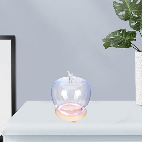 Cúpula de vidrio transparente con base brillante para decoración navideña y hogar 6
