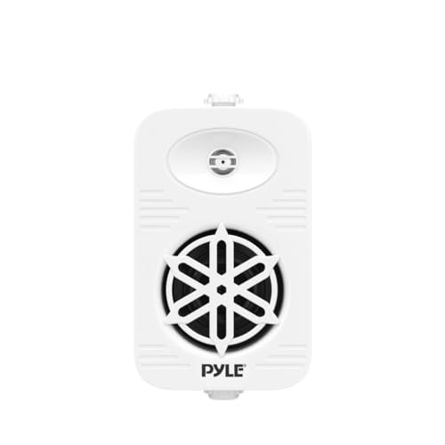 Image of PyleUsa Indoor Outdoor Speakers Pair - 300 Watt Dual Waterproof 4 inch 2-Way Full Range Speaker System w / 1 /2 inch High Compliance Polymer Tweeter - in-Home, Boat, Deck, Patio, Poolside (White) - PDWR45WT