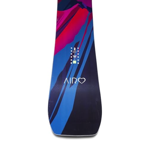 JONES - Women'S Airheart 2.0, Snowboards Directional All Mountain, Ideal for high performance all-mountain charging and carving, 2 year warranty + 1 free year extension, Size 149, Color Black - Image 5