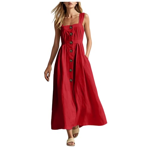Robe été femme boutonnée dos ouvert en tissu doux pour un confort maximal