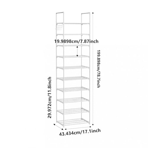 Zapatero vertical estable multifuncional para acabar con el desorden 3
