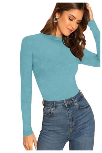 Image of Dream Beauty Fashion Women's Casual Round Neck Long Sleeves Stylish Top, 23 inch inches (Top Empire-06)