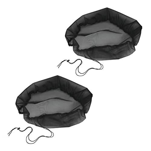 Yardenfun 2 pièces Housse de Protection pour Tonneau de Pluie Couverture Polyester Durable pour Réservoir Eau Extérieur Filet Débris