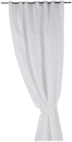 Umbra 234660-660 Wicket Semi-Sheer 39 by 86-Inch Tab Top Panel with Woven Detail