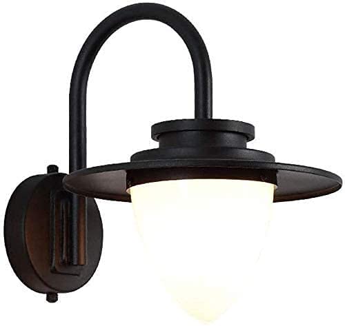 Lanterne en verre E27 applique murale extérieur étanche antirouille luminaire jardin et patio