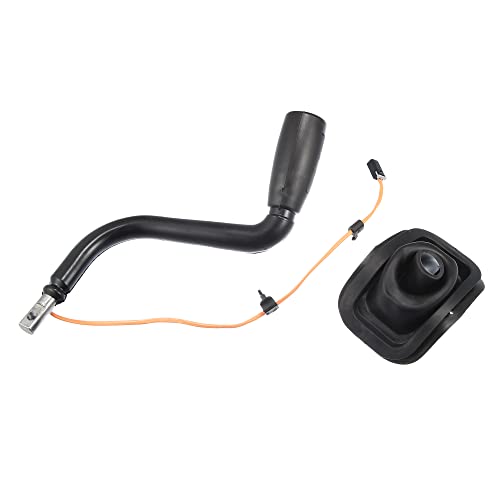 Motoforti Automatic Transmission Shift Lever, Shift Select Lever with Tow Switch, for Chevy Silverado 1500 2500 3500, Rubber Metal, Black