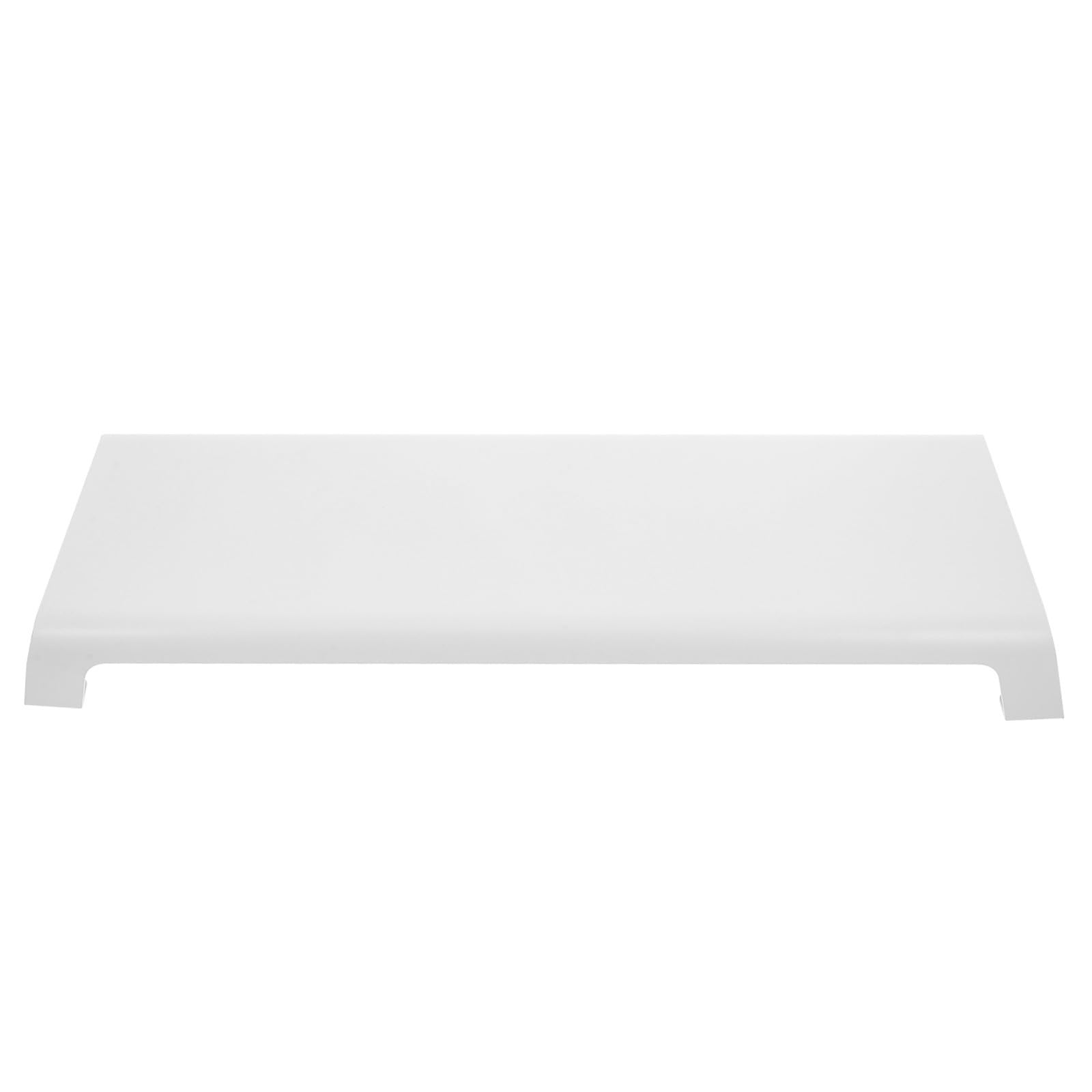 PRETYZOOM Supporto per Monitor Riser, Computer Screen Riser in Lega di Alluminio Bianco Piedini in Silicone, Lo Schermo, per Scrivania, Studenti e Makeup Enthusiasts