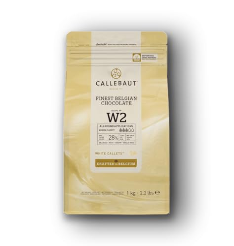 Callebaut W2 White Chocolate Callets, 1 kg