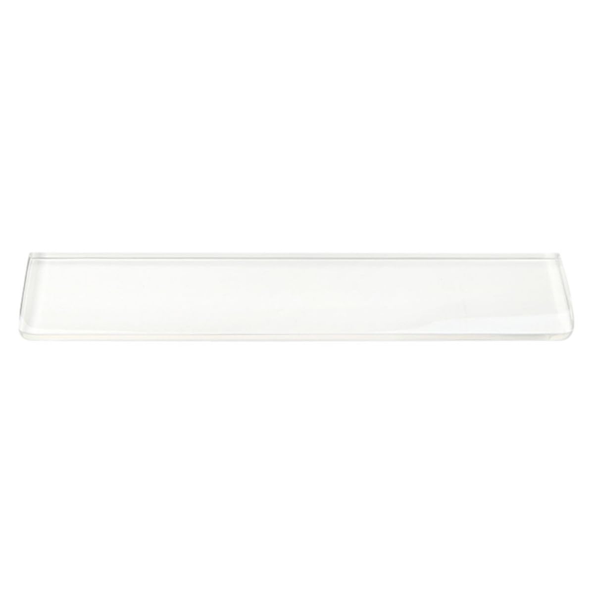 Reposamuñecas Ergonómico para Teclado de Resina Epoxi Blanco
