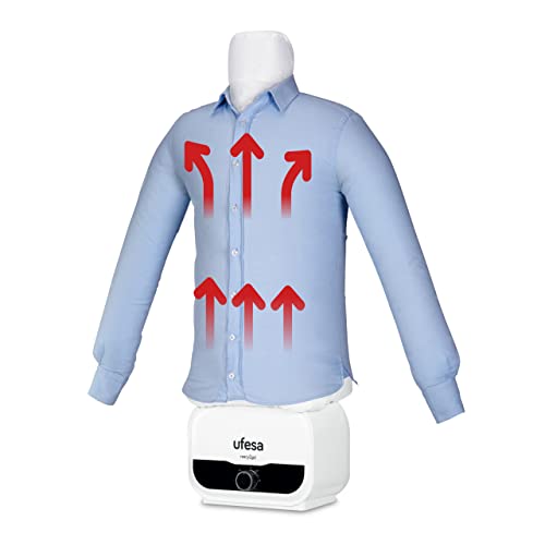 Ufesa-SV1200-Maniqui-de-Planchado-y-Secado-Automatico-1200W-Elimina-Arrugas-Desodoriza-y-Neutraliza-los-Olores-Temporizador-3h-Color-Blanco-Tallas-S-XXL