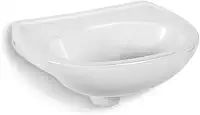 Lavatório Suspenso Branco 42x32cm para Banheiro – Cuba de Parede com Opções de Instalação (Lavatório)