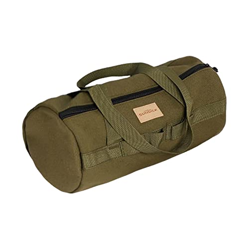 Perfk Tent Stakes Storage Pouch Utility Tote Carrier Large Capacity Bags for Picnic Outdoor Sports Camp Tarp, Green