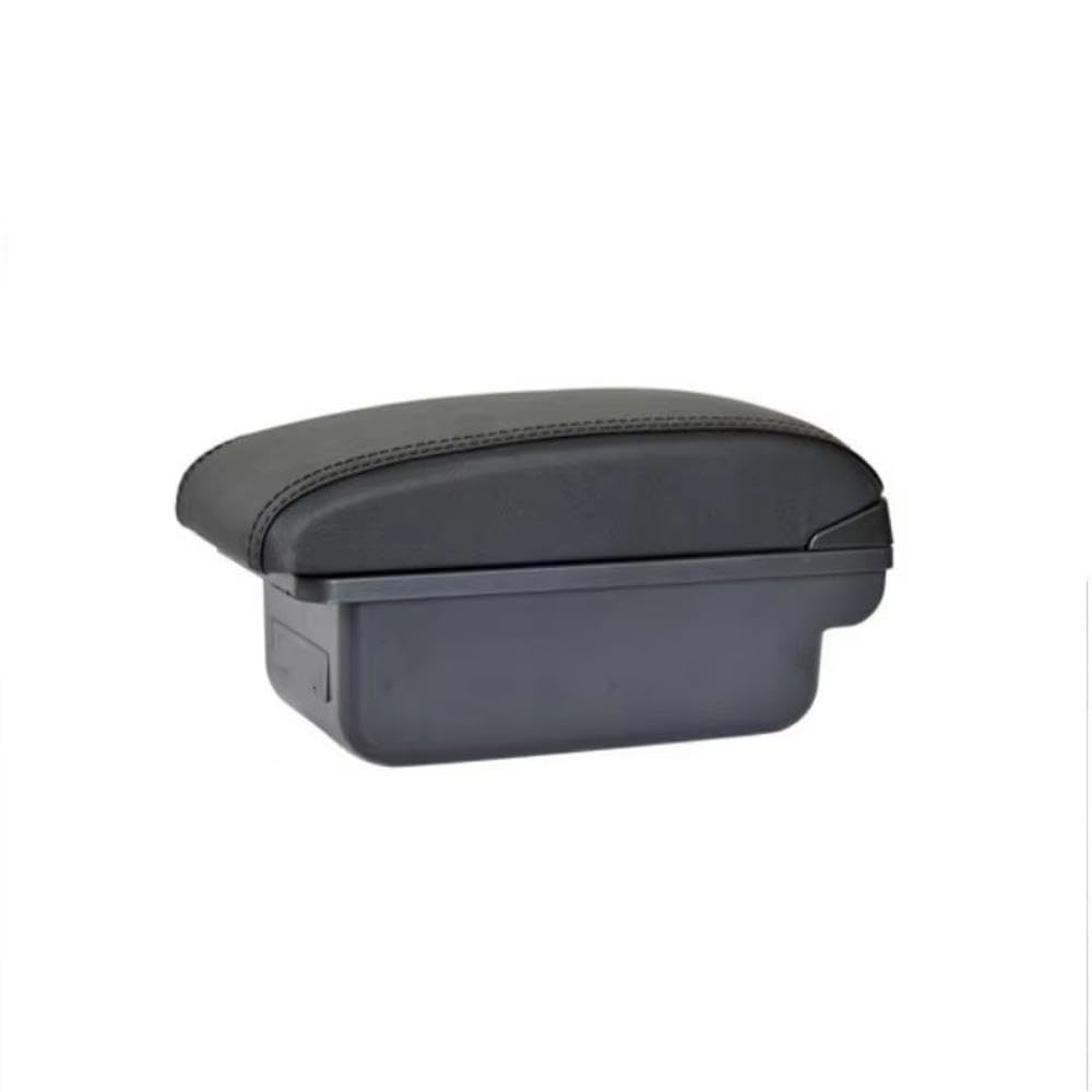 Car Armrest Box For Renault Clio 4 For Captur For Clio 3 III IV With Cup Holder Storage USB Ashtray Accessory Replacement Parts(A2 Black line NO USB)