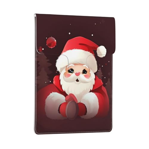 Housse ordinateur 13 pouces imprimé Père Noël, cadeau utile et mignon