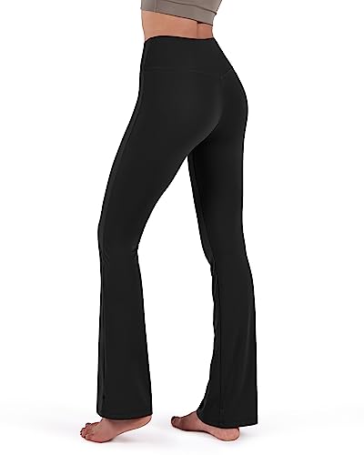ODODOS Women's Cross Waist Flare Yoga Pants #TOP21