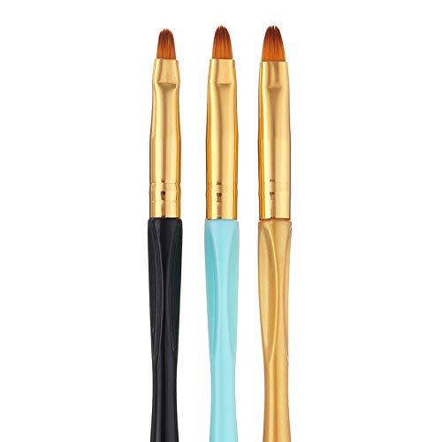 Nail Pens 3pcs Set Pinceles para Manicura y Nail Art miniatura 4