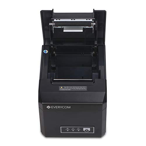 Image of Everycom EC-801 80mm (3 Inches) Direct Thermal Printer - Monochrome - Desktop - Auto Cutter - Receipt Print (EC801UL)