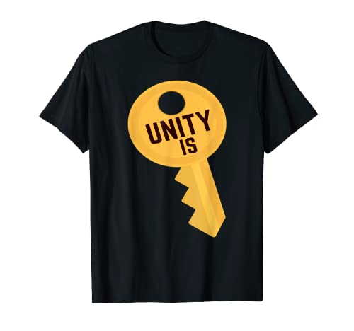 Afro Unity Key Solution Black Empowerment Men Women T-Shirt T-Shirt