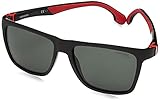 Designer Sunglasses Carrera Unisex-Erwachsene 5047/S Sonnenbrille, Schwarz (Black), 56