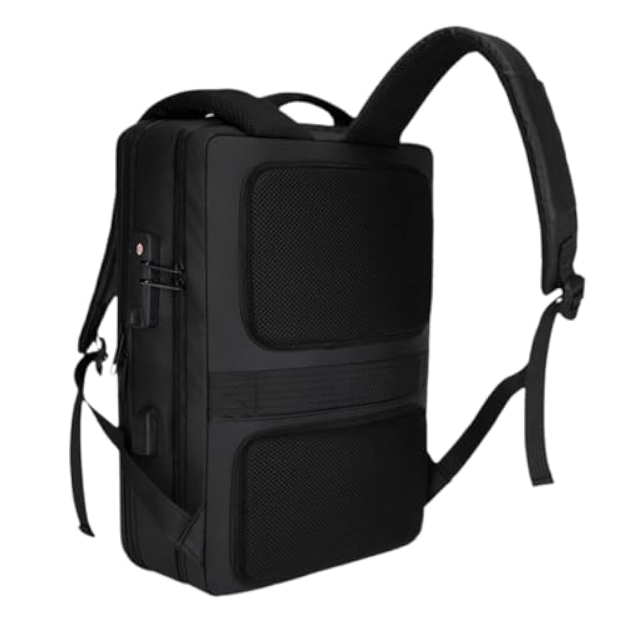 Hard Shell Laptop Backpack, Black, 17 inch