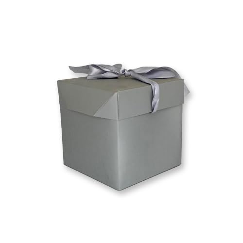 Paper Gift Box 10X10cm Silver
