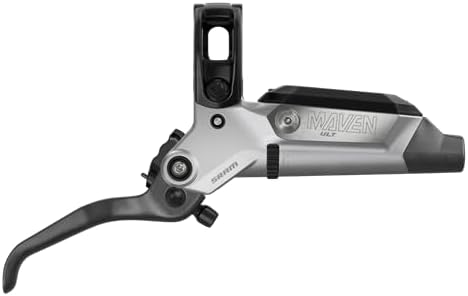 SRAM Maven Ultimate 4-Piston Disc Brake & Lever - Carbon Lever, Titanium Hardware, Post Mount, Hydraulic, Heat-Resistant Caliper, Adjustable Reach & Contact, E-MTB & Trail Ready