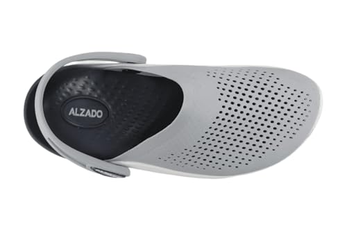 Image of Alzado Men's Classic Casual Sports Clogs /Sandals with Adjustable Back Strap for Adult | Comfortable & LightWeight| Stylish & Anti-Skid| Waterproof & Everyday Use Mules for Gents & Boys..